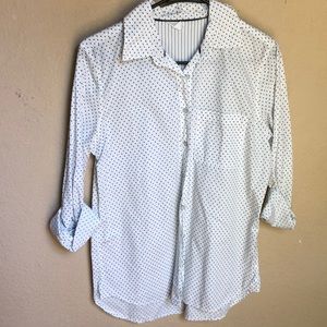 Women’s Polka Dot Button-Up